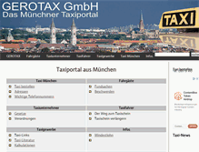 Tablet Screenshot of gerotax.de